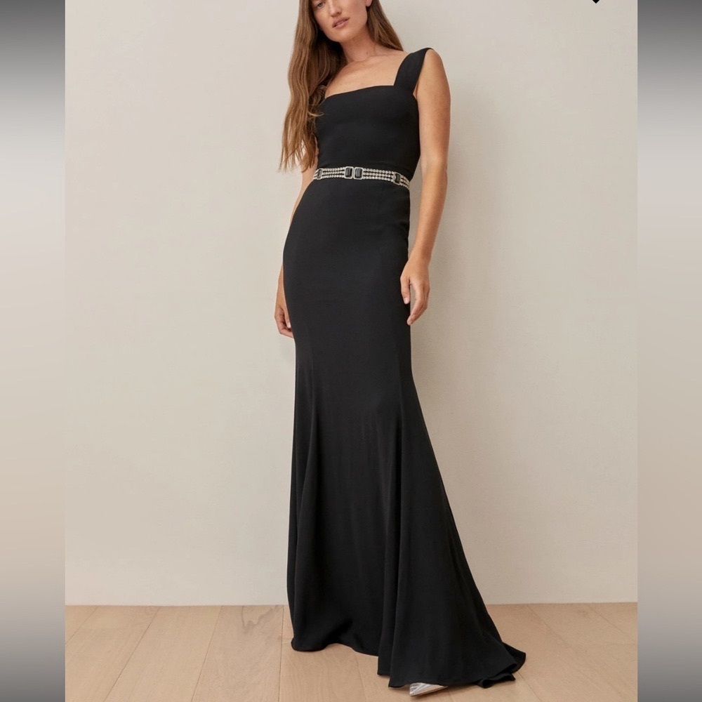 Reformation Ballina Dress - Black (8P)